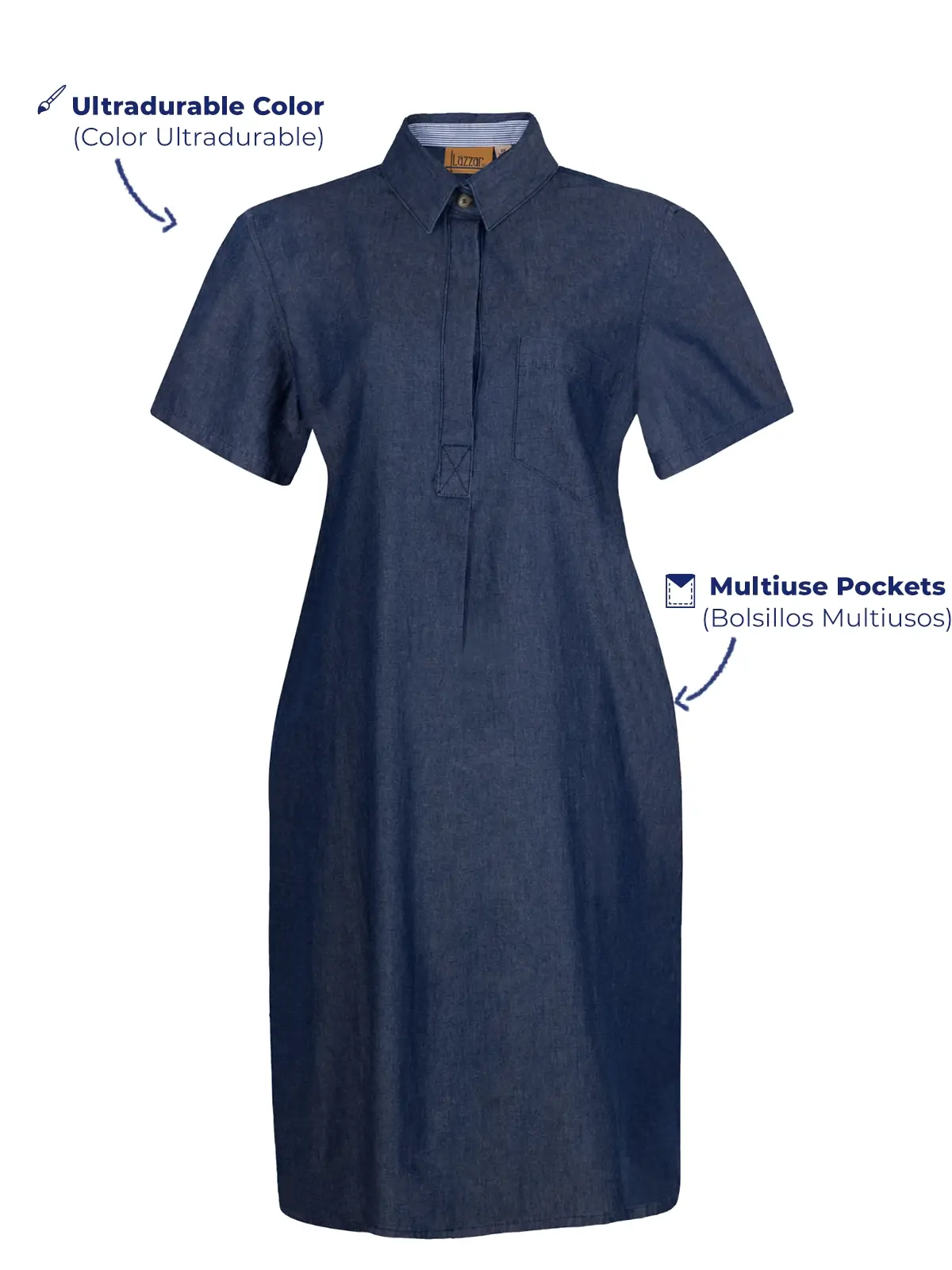 executive  denim dress