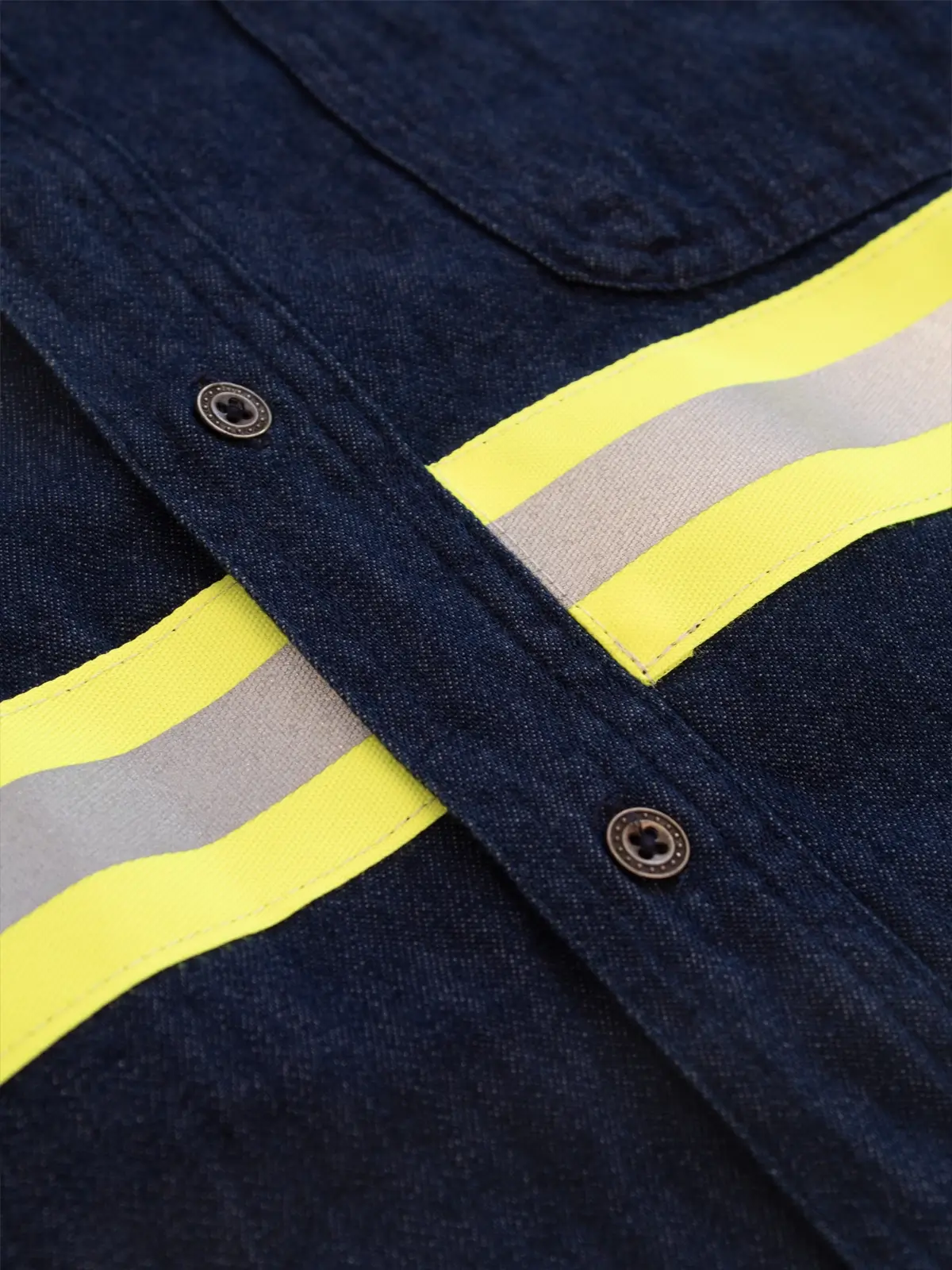 Enhanced Visibility Denim Shirt