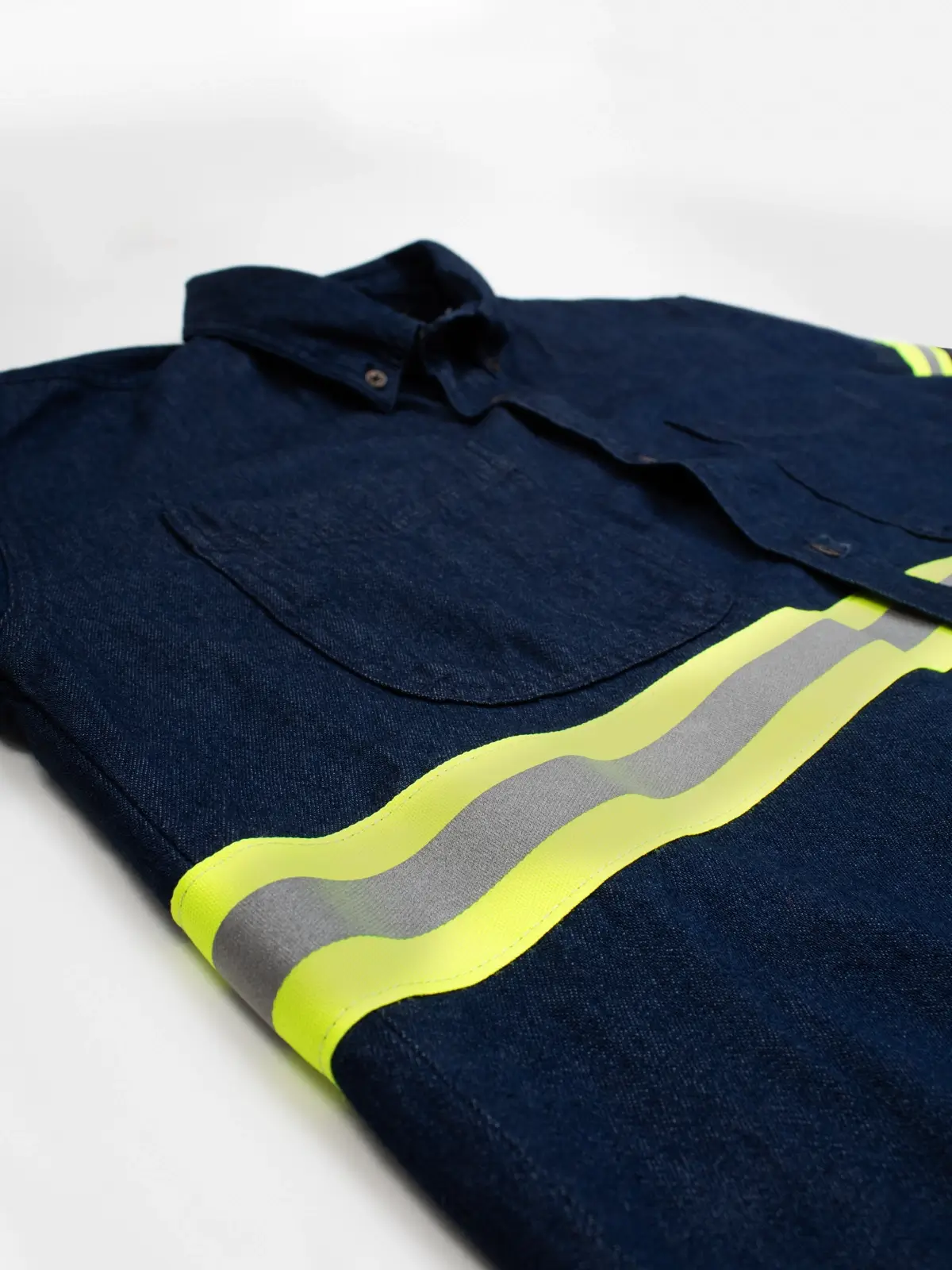 Enhanced Visibility Denim Shirt