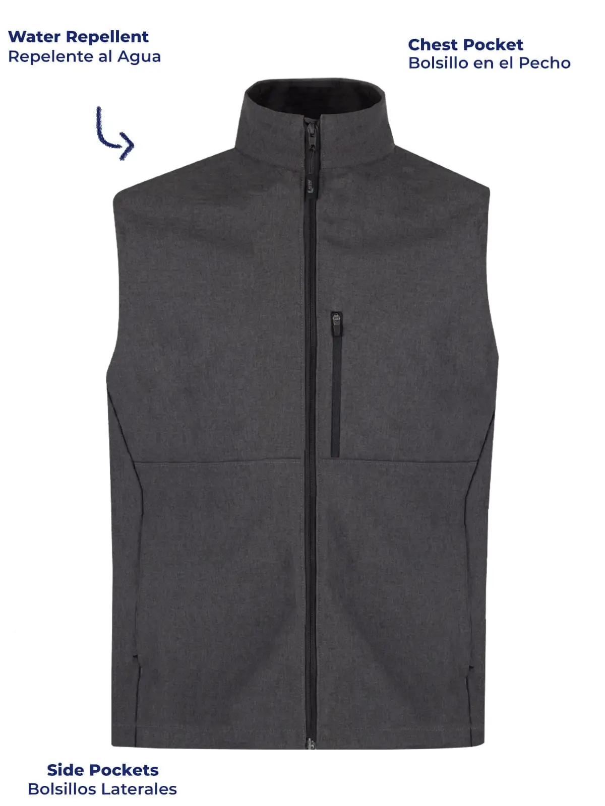 water-repellent vest