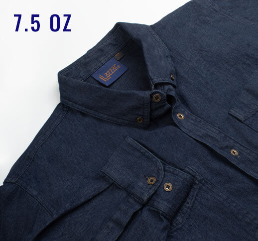 Denim Industrial Work Shirt 12.5 OZ