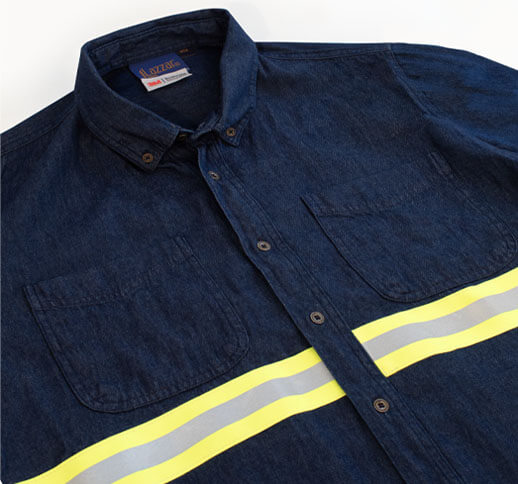 Enhanced Visibility Denim Shirt