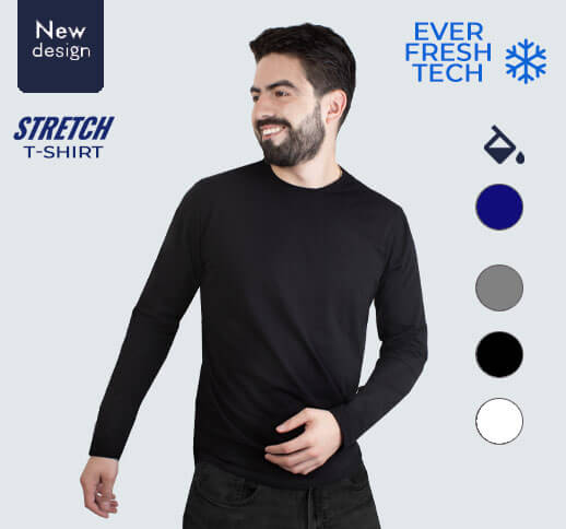 Stretch Long Sleeve T-Shirt