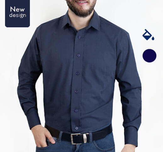 Camisas de Gabardina Italiana para Trabajo