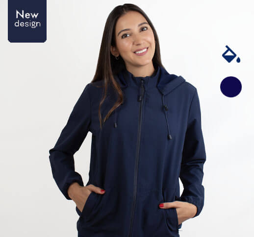 Rain Jacket With Hood Woman